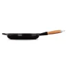 Signature støpejernspanne med trehåndtak 28 cm black