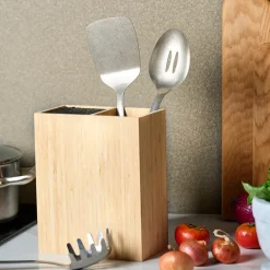 Signerat serveringsskje 33 cm natur/børstet stål