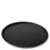 Sigrid serveringsbrett antiskli 35,5 cm svart