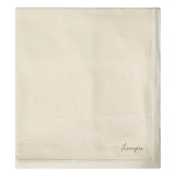 Sildemønstret sengeteppe bomull 160x240 cm lys beige