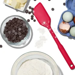 Silikon deigskrape 32 cm rød