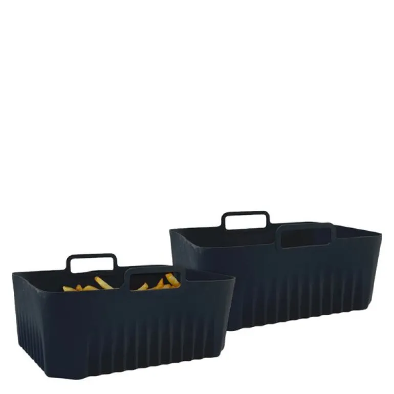 Silikonformer til airfryer 17,5x21x8 cm 2 stk