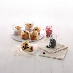 Silikonform for muffins 6 hull svart
