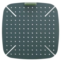 Silikonmatte til airfryer 22,5x22,5 cm grå