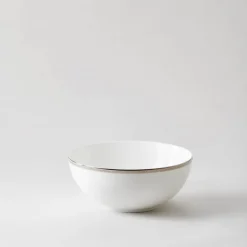 Silver Paisley bolle 19 cm