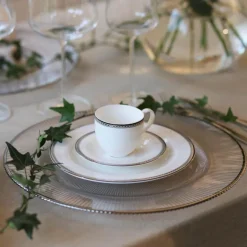 Silver Paisley skål til espresso