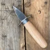 Simple Wood østerskniv 14,5 cm stål/tre