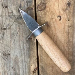Simple Wood østerskniv 14,5 cm stål/tre