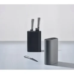 Singles knivblokk svart