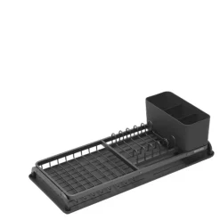 SinkSide kompakt oppvaskstativ 12,5x20x46,3 cm svart