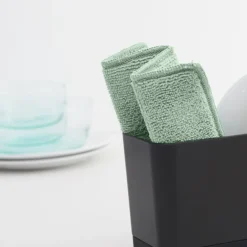 SinkSide mikrofiberputer 3 stk jade green/grå/hvit