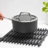 SinkSide oppvaskmatte silikon 30x30 cm mørk grå