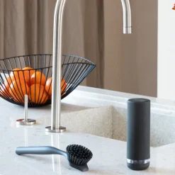 SinkStyle såpedispenser til oppvaskmiddel 200 ml mørk grå
