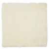 Sitteunderlag new zealand kort ull 40x40 cm white