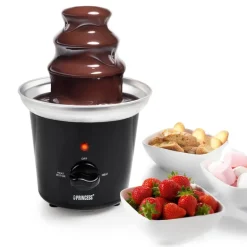 Sjokoladefontene 292994 i rustfritt stål 32W svart