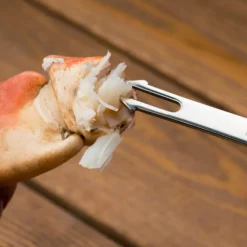 Skalldyrsett med gaffel og tang 3 deler stål