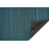 Skinny Stripe dørmatte 61x91 cm turquoise