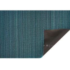 Skinny Stripe dørmatte 61x91 cm turquoise