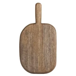 Skjærebrett mangotre 27x14 cm rustic brown