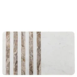 Skjærebrett Novelle i marmor 38x22,5x1,5 cm hvit