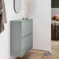 Skoboks 70x30x40 cm Iron Blue