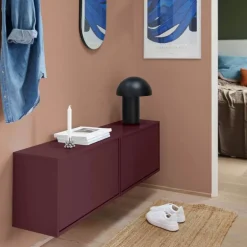 Skoboks 70x30x40 cm Maroon Red