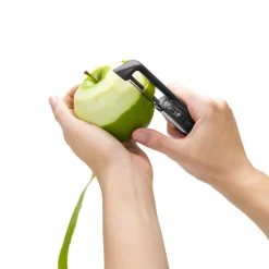 Skreller med innebygd sliper 18 cm svart