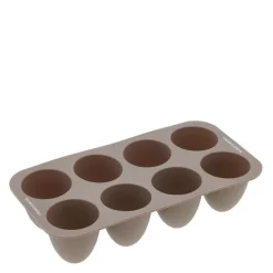 Skumrakettform classic 8 stk silikon latte