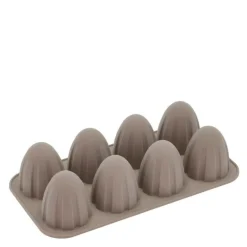 Skumrakettform kuppel 8 stk silikon latte