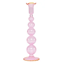 Sky lysestake 30 cm rosa/oransje