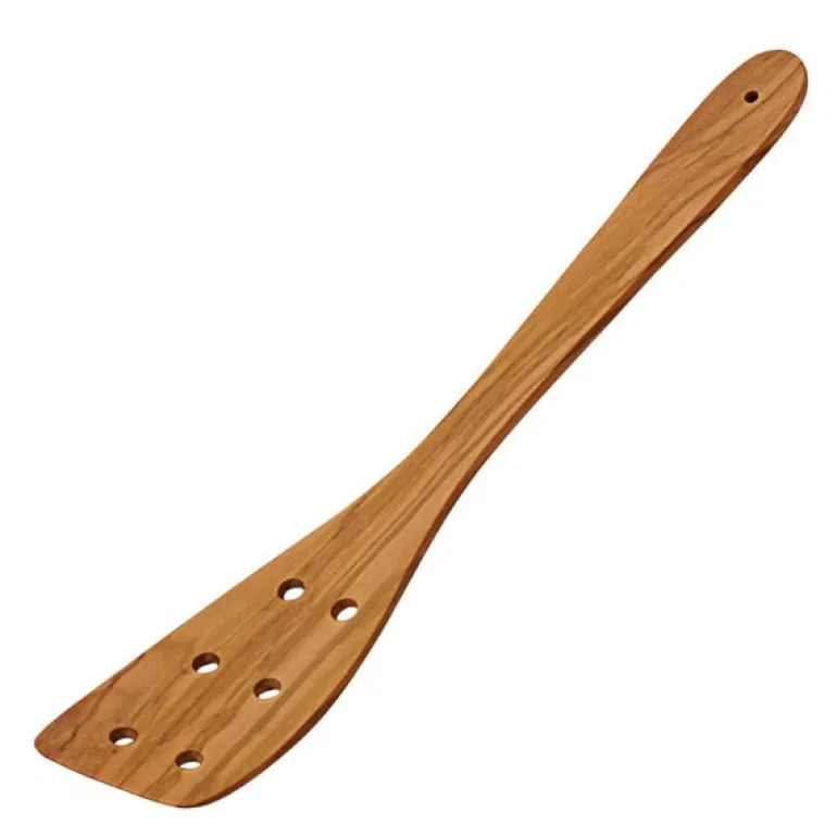 Slisset stekespade 30 cm oliventre