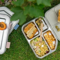 Smart box lunsjboks 1,2L stål/rosa