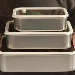 Smart Seal oppbevaringssett 3 deler stål