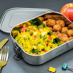 Snap matboks 1,4L rustfritt stål
