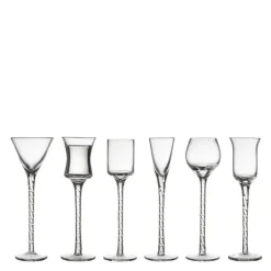 Snapsglass rom 18 cm 6 stk klar