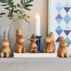 Snorkfrøken trefigur 10 cm eik