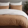Soft sengesett 140x200 cm offwhite/karamell