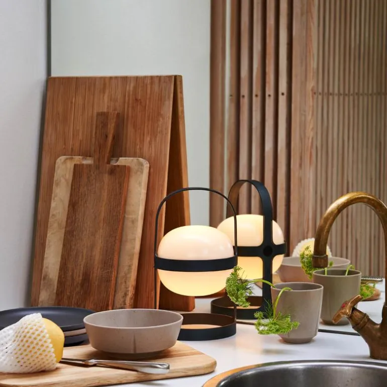 Soft Spot Solar solcellelampe 25 cm svart