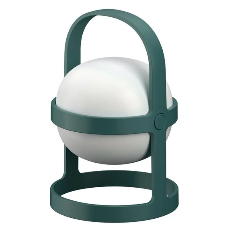 Soft Spot Solar solcellelampe circular 18,5 cm forest green