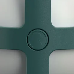 Soft Spot Solar solcellelampe circular 18,5 cm forest green