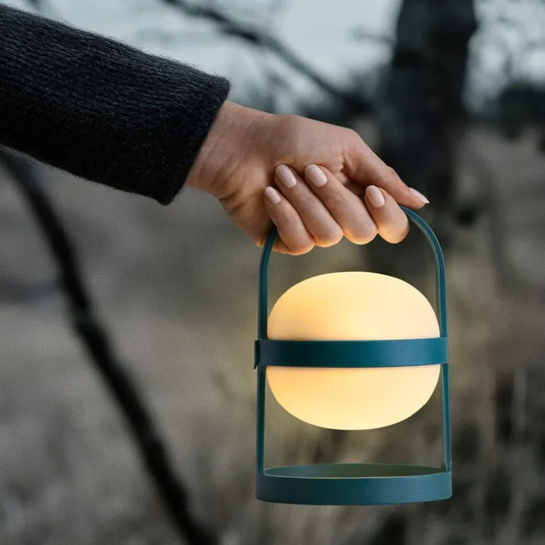 Soft Spot Solar solcellelampe circular 18,5 cm forest green