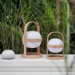 Soft Spot Solar solcellelampe circular 18,5 cm wheat