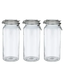 Sogn glasskrukke sett 1,2L 3 stk klar
