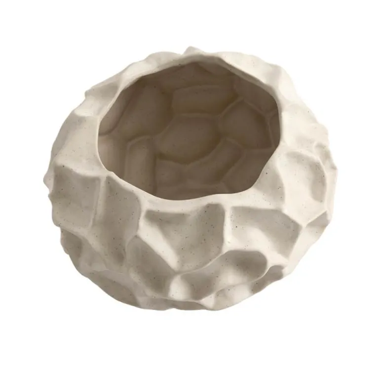 Soil blomsterpotte 11,5x18 cm vanilje
