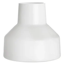 Solare lav vase 22x20 cm hvit