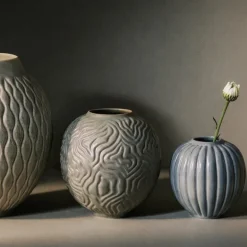 Solum vase 24 cm ash