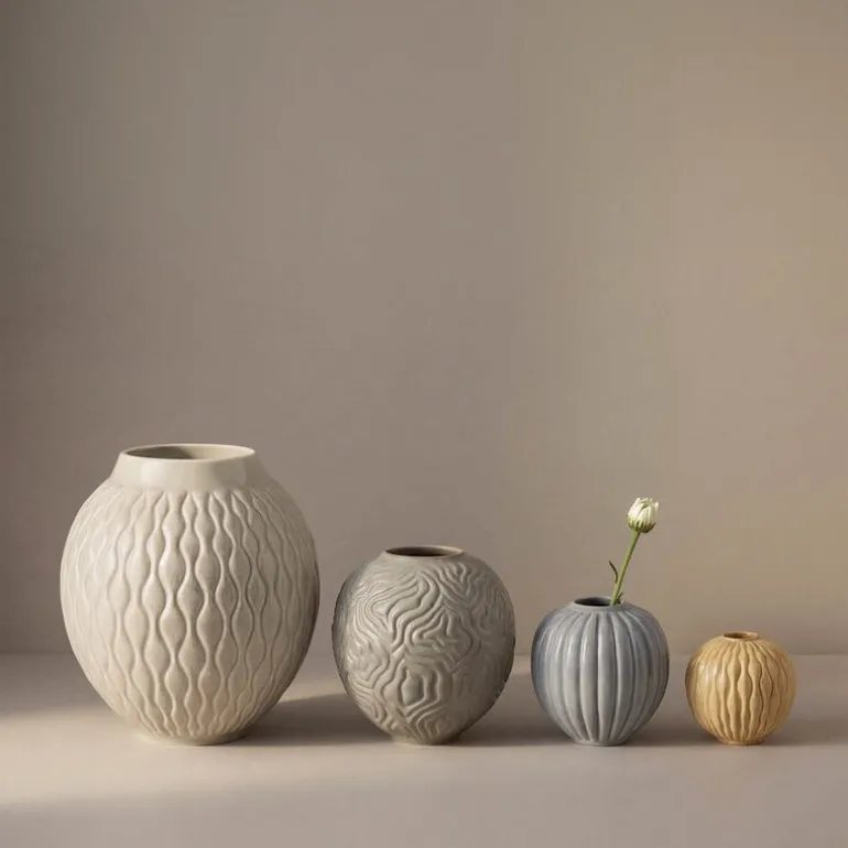Solum vase 8,5 cm ochre