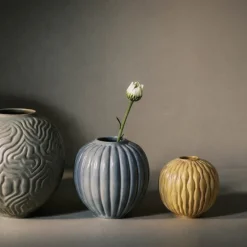 Solum vase 8,5 cm ochre