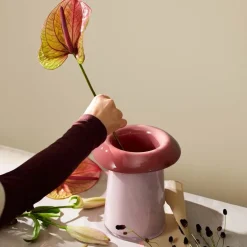 Soma vase 22,5 cm rose/terracotta