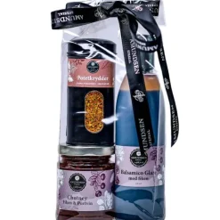 Sommer potetkrydder, chutney og balsamico glaze med fiken 760g